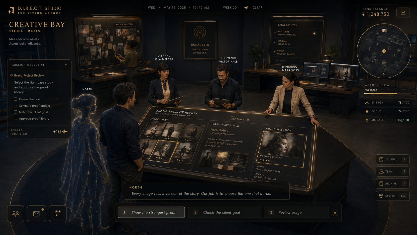 The Command Room - Mission Control and war room